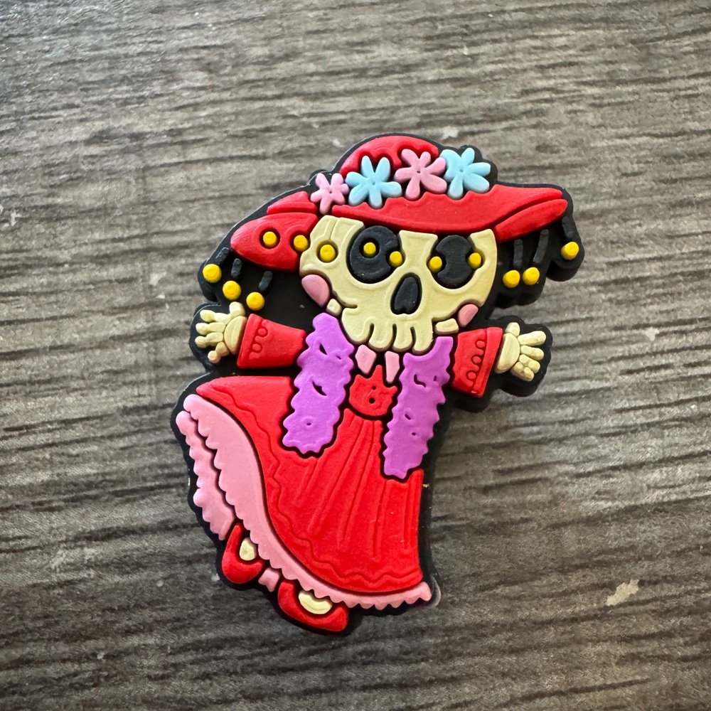 Day of the Dead Dancing Skeleton Shoe Charm 5/$20